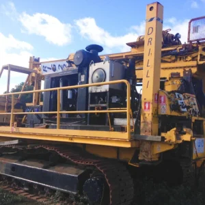 Side view of Boart Longyear LF90D track mounted drill rig