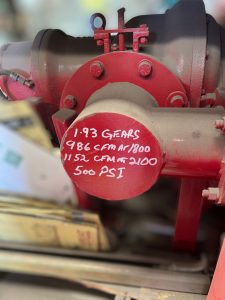 Detail spec of Sullair 1150 - 900 - 500 psi air end