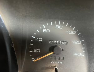 Detail of speedometer Isuzu 4x4 Service Truck