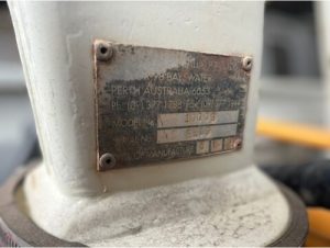 Hydraulic Crane Nameplate