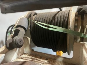 Sheave blocks with rope in KWL LX16RC 1600