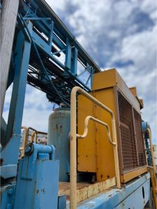 CD500 (T3W customised) drill rig, engine area