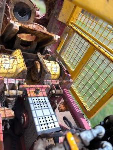 Detail Schramm T450 complete Mast Assembly -2