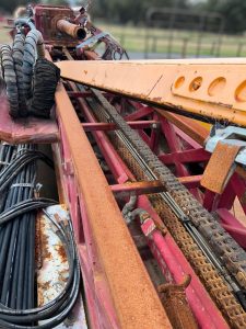 Detail Schramm T450 complete Mast Assembly -6