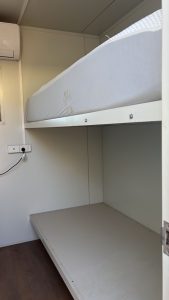 Bunk beds inside custom 6 MAN accommodation