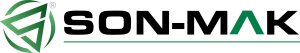 Green circular emblem with geometric shapes on the left, a horizontal line, and a caret-like symbol on the right.